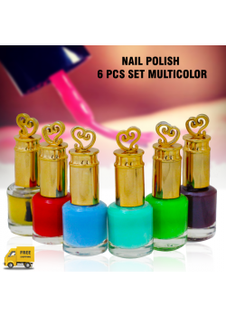 Top Lady Cosmetics Nail Polish 6 Pcs Set, Multicolor, TO1